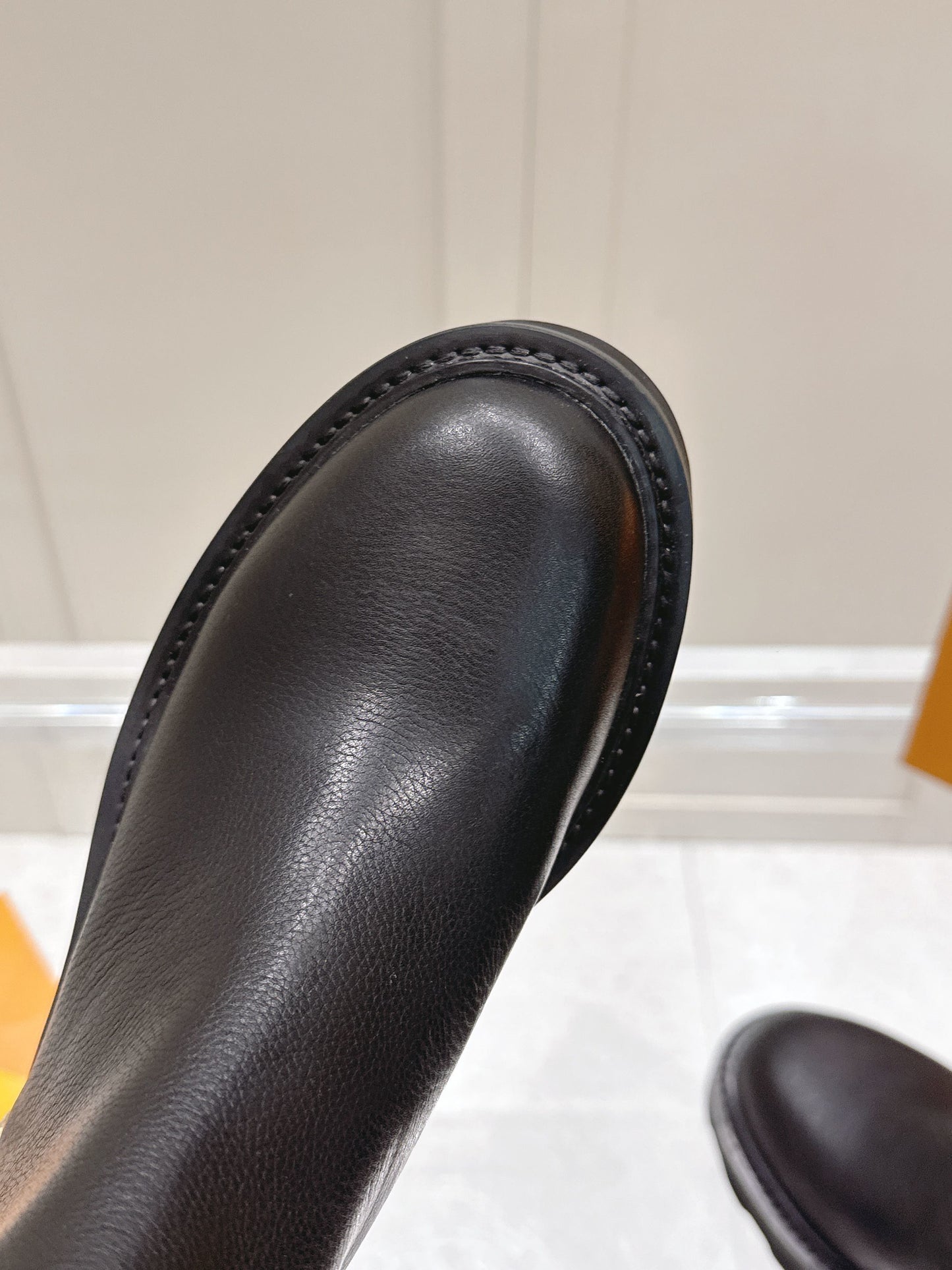 Louis Vuitton Territory Flat Ankle Boot – Black Grained Calfskin with Monogram Accents