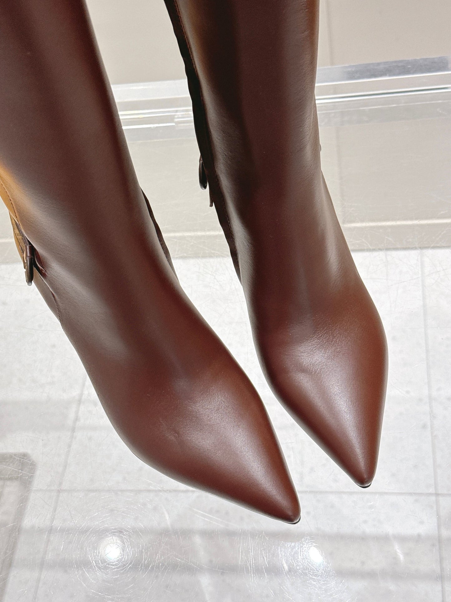 LV Blossom High Boot – Mahogany Calfskin with Monogram Flower Heel