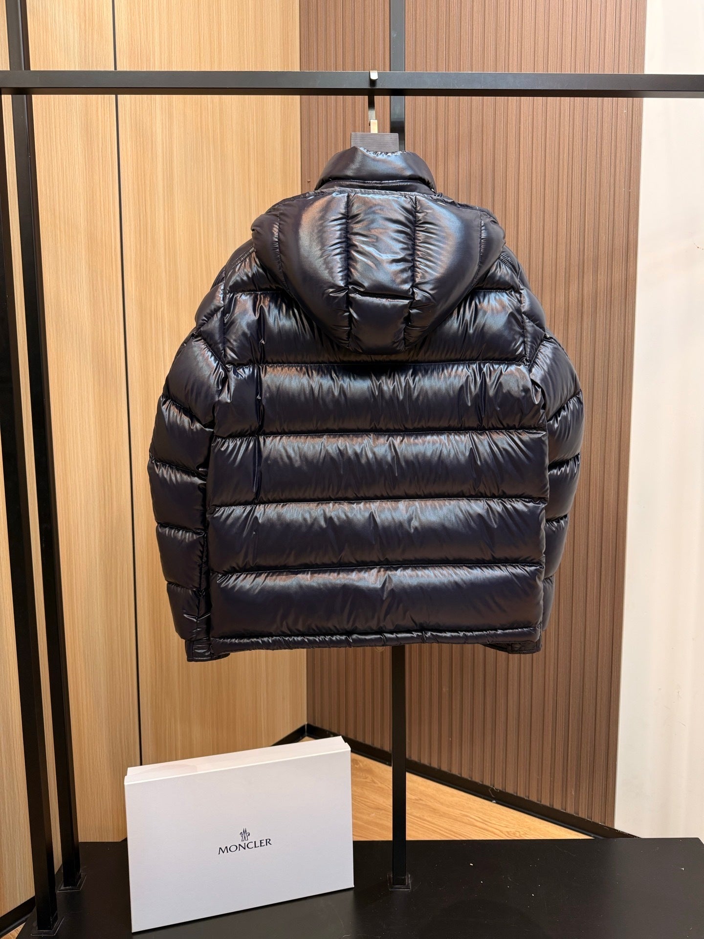 Women Deep Navy Blue Puffer Jacket