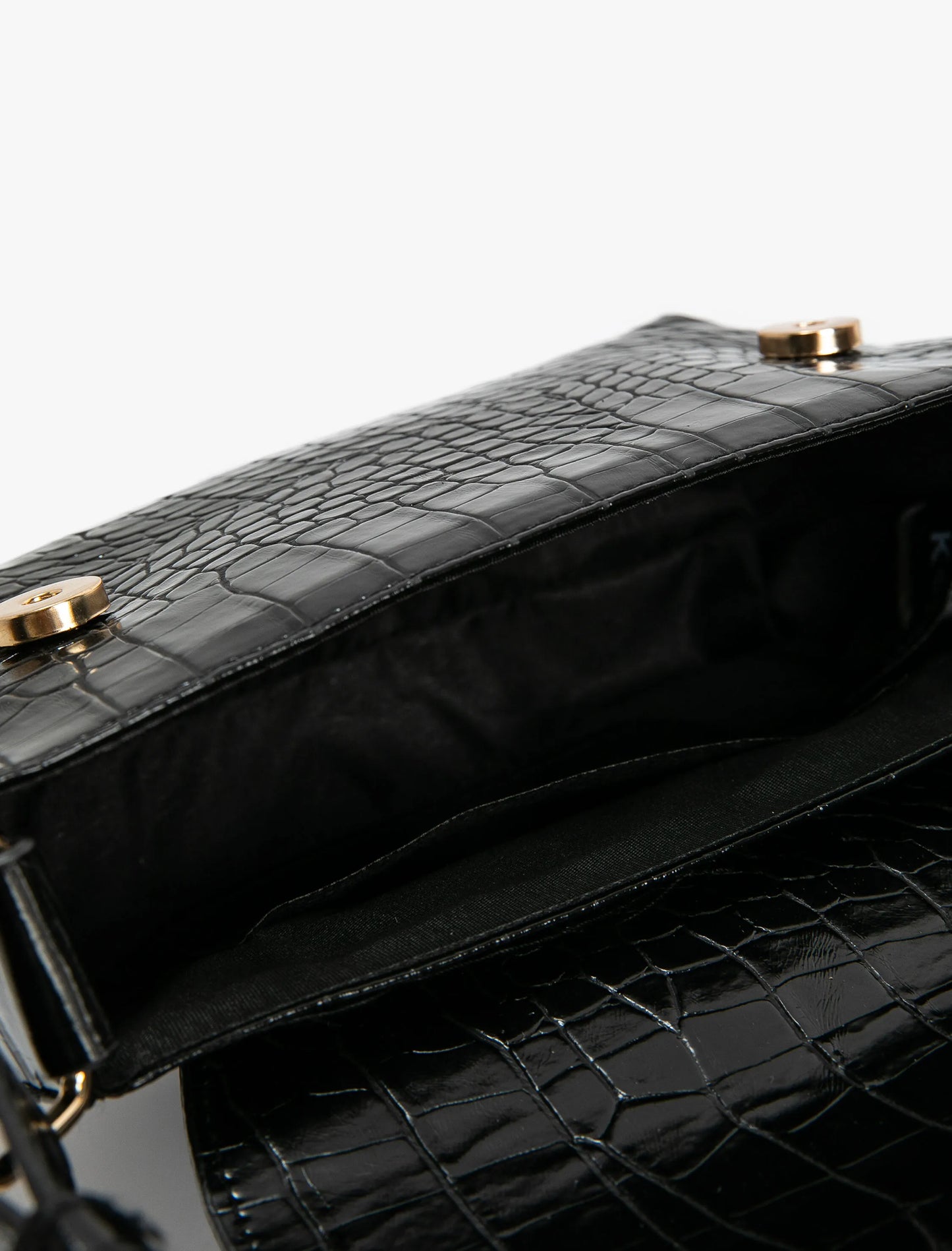 Everyday Crocodile-Effect Women's Shoulder Bag