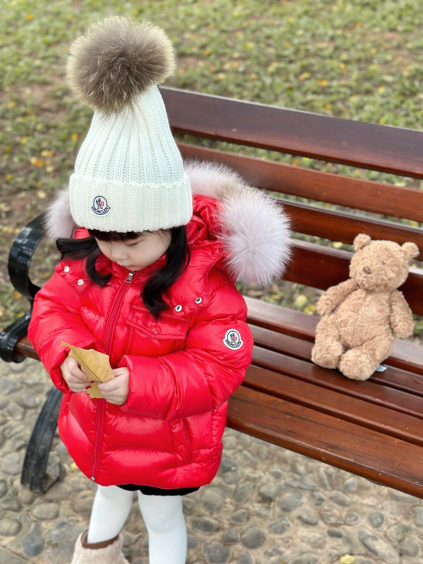 Children's Red Puffer Jacket