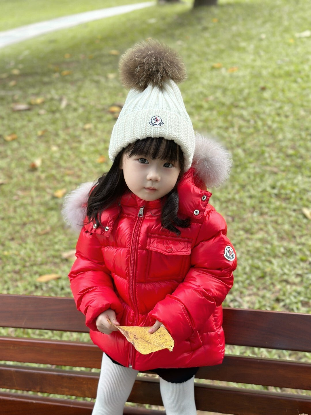 Children's Red Puffer Jacket