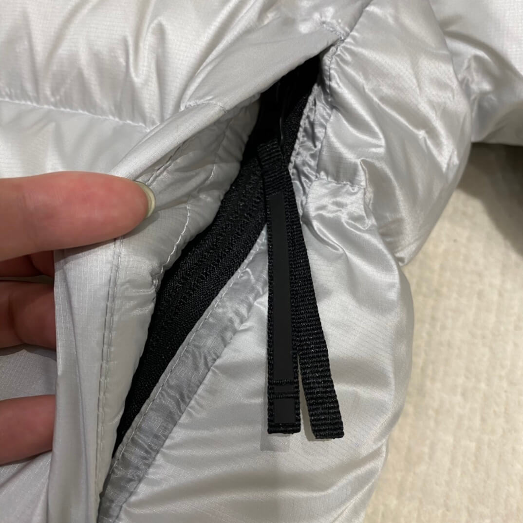 Luxe Metallic White Cropped Puffer Jacket for Women