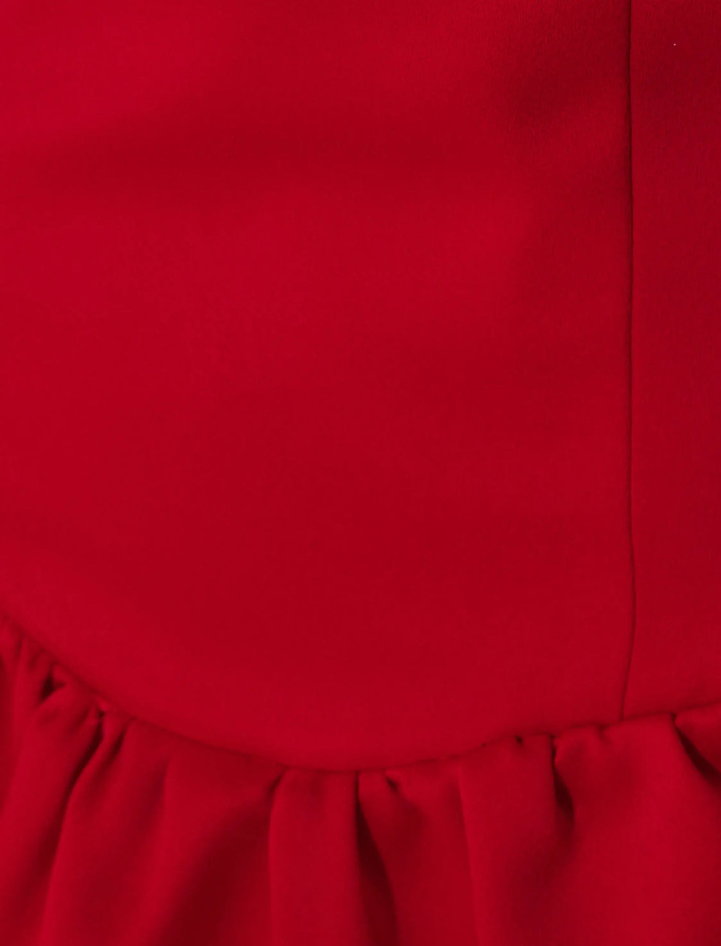 Romantic Satin Off-Shoulder Red Mini Dress