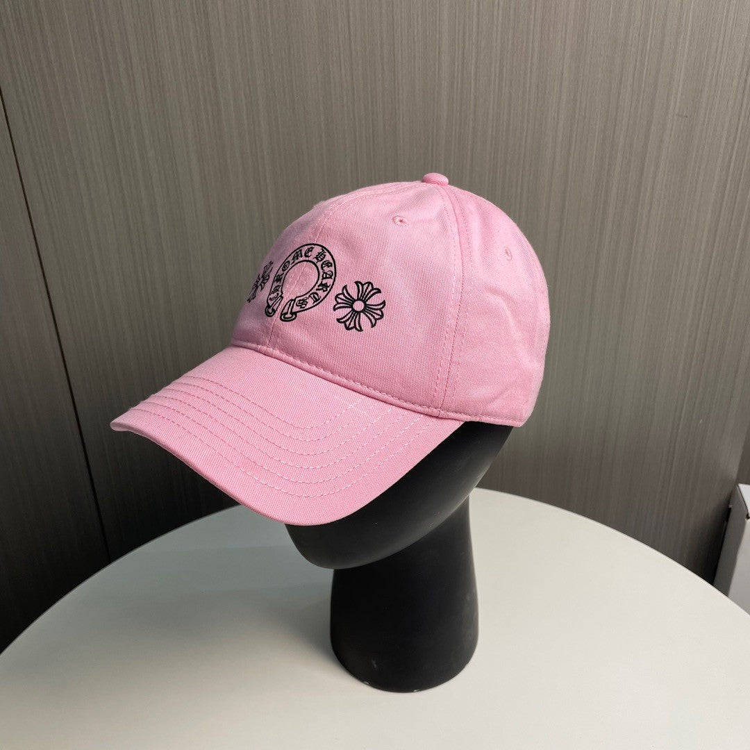 CH Horseshoe Plus Baseball Cap – Bubblegum Pink Cotton Canvas