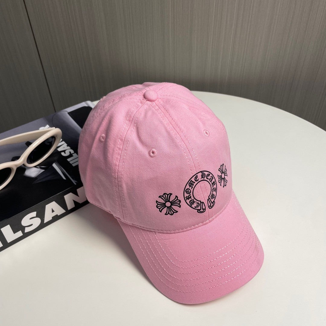 CH Horseshoe Plus Baseball Cap – Bubblegum Pink Cotton Canvas