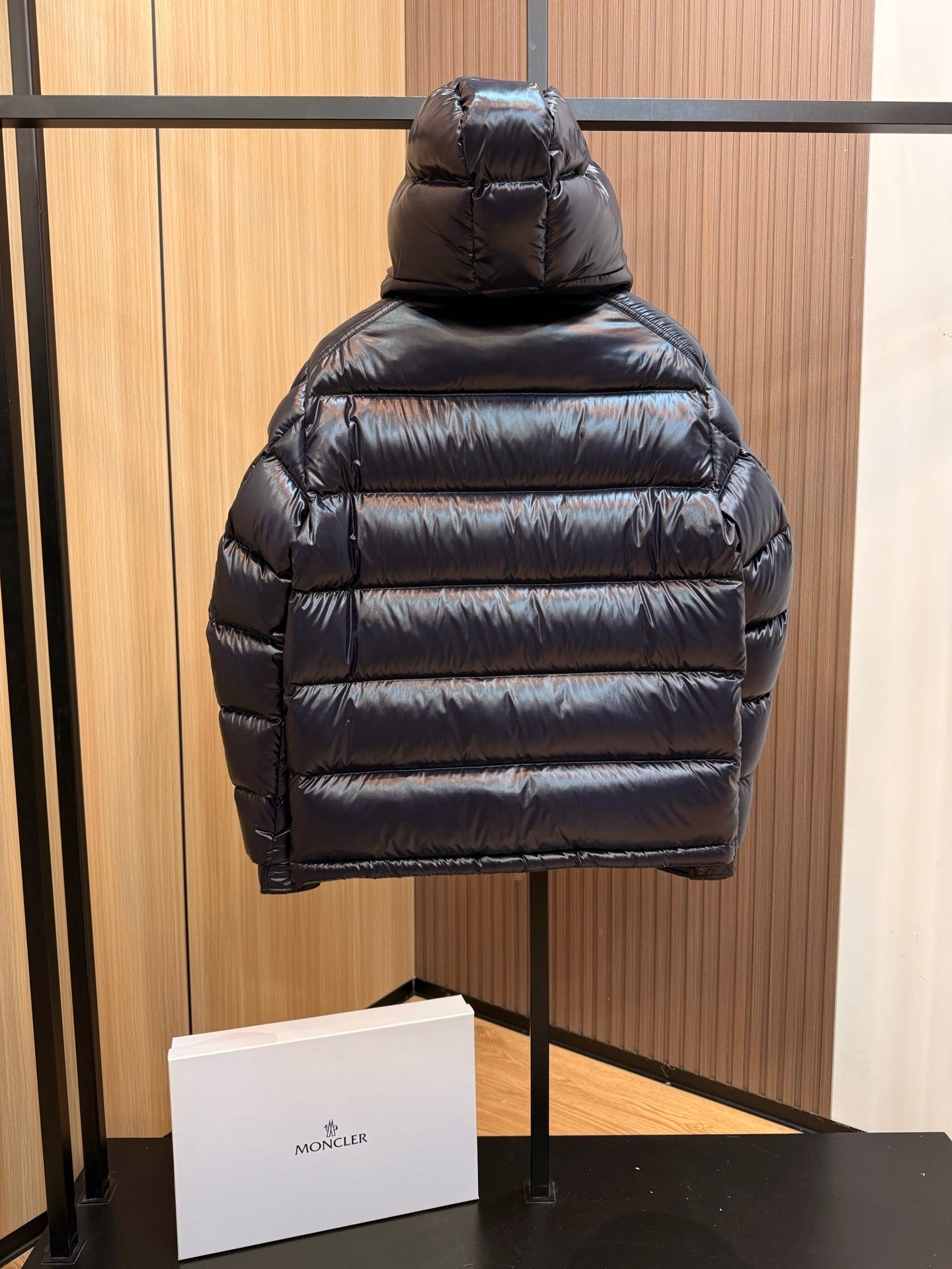 Women Deep Navy Blue Puffer Jacket