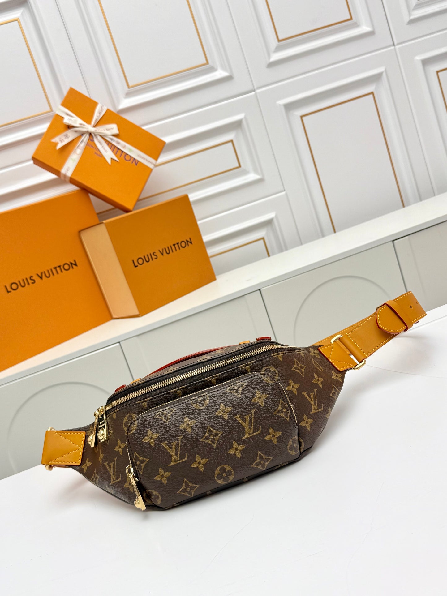 LV Classic Bumbag – Timeless Monogram Coated Canvas Crossbody Fanny Pack