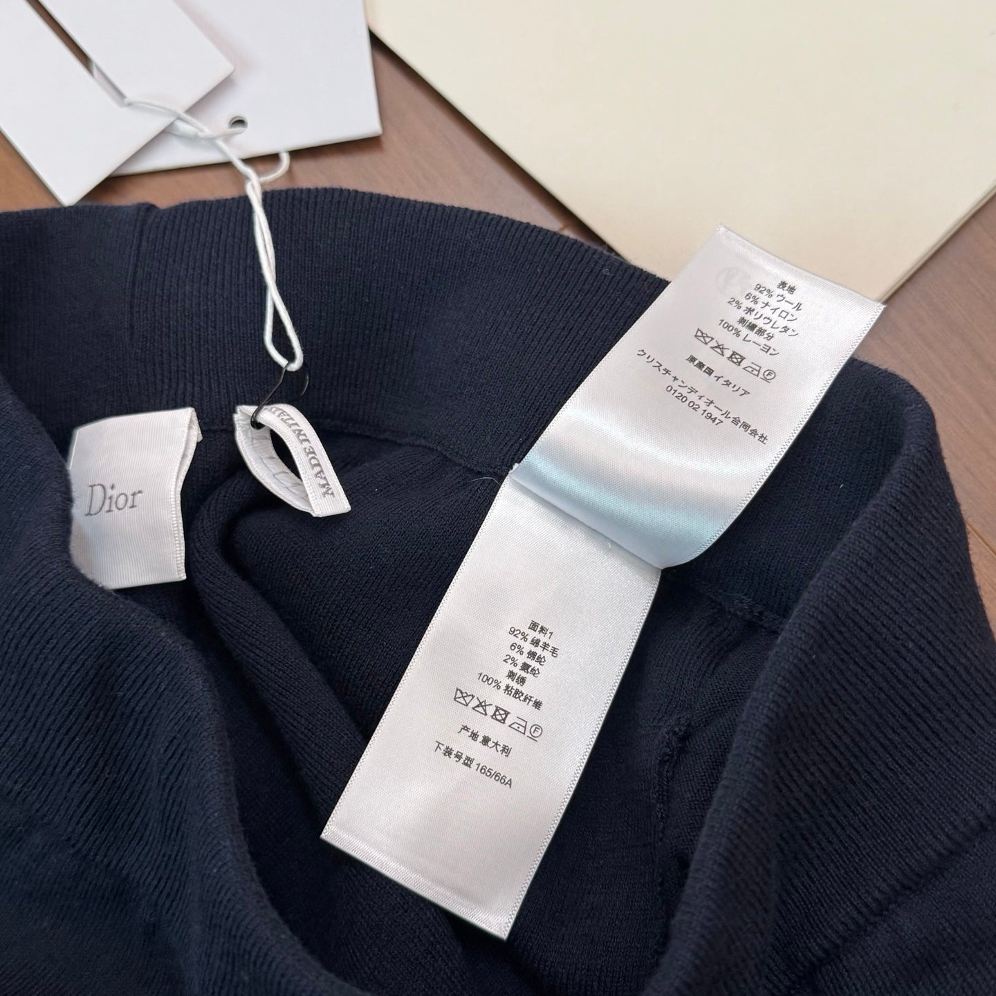 CD Embroidered Tracksuit – Saturated Navy Blue Hoodie and Wide-LegTrack Pants Set