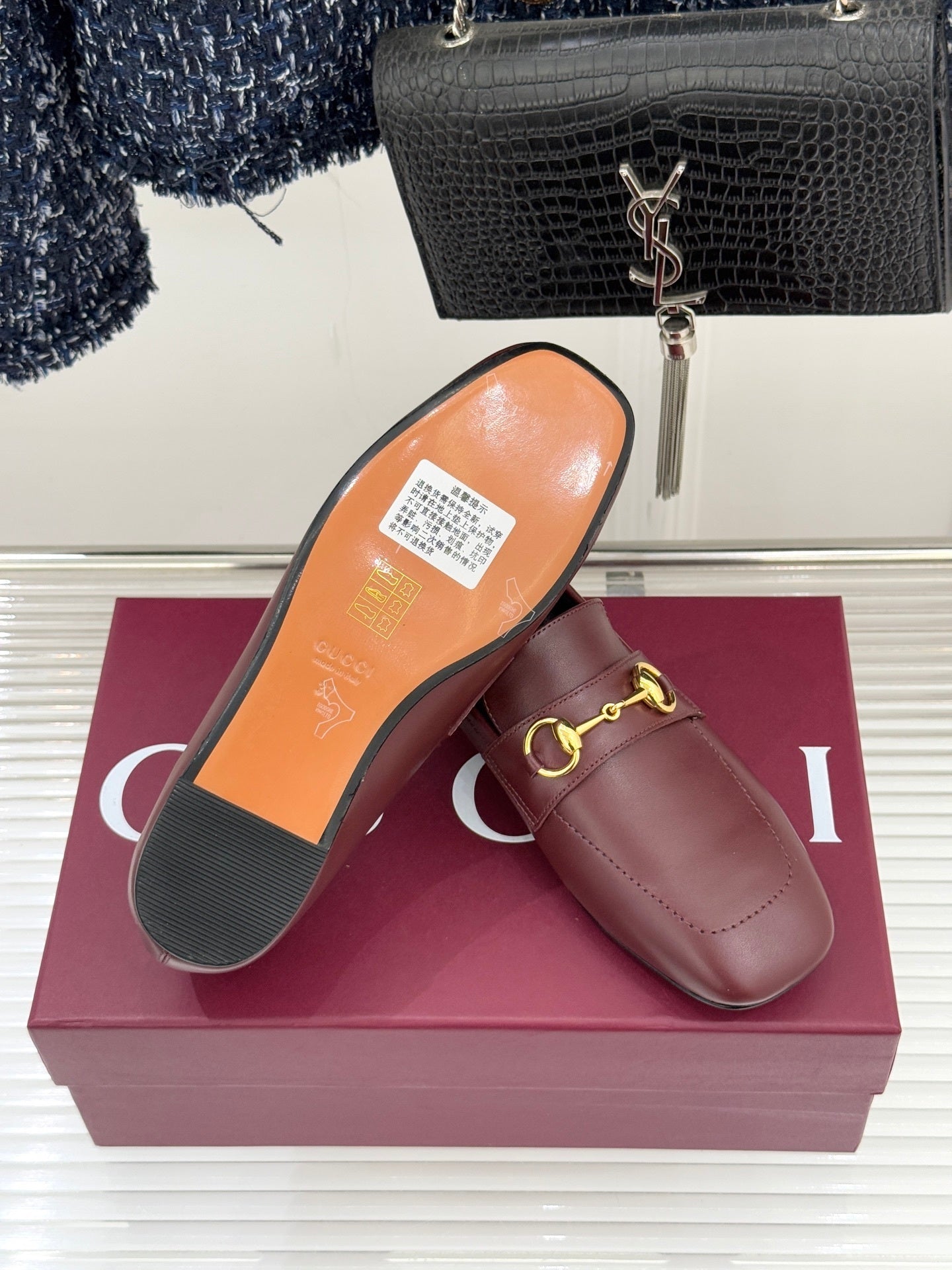 GG Horsebit 1953 Loafers – Burgundy Calfskin with Gold-Tone Hardware
