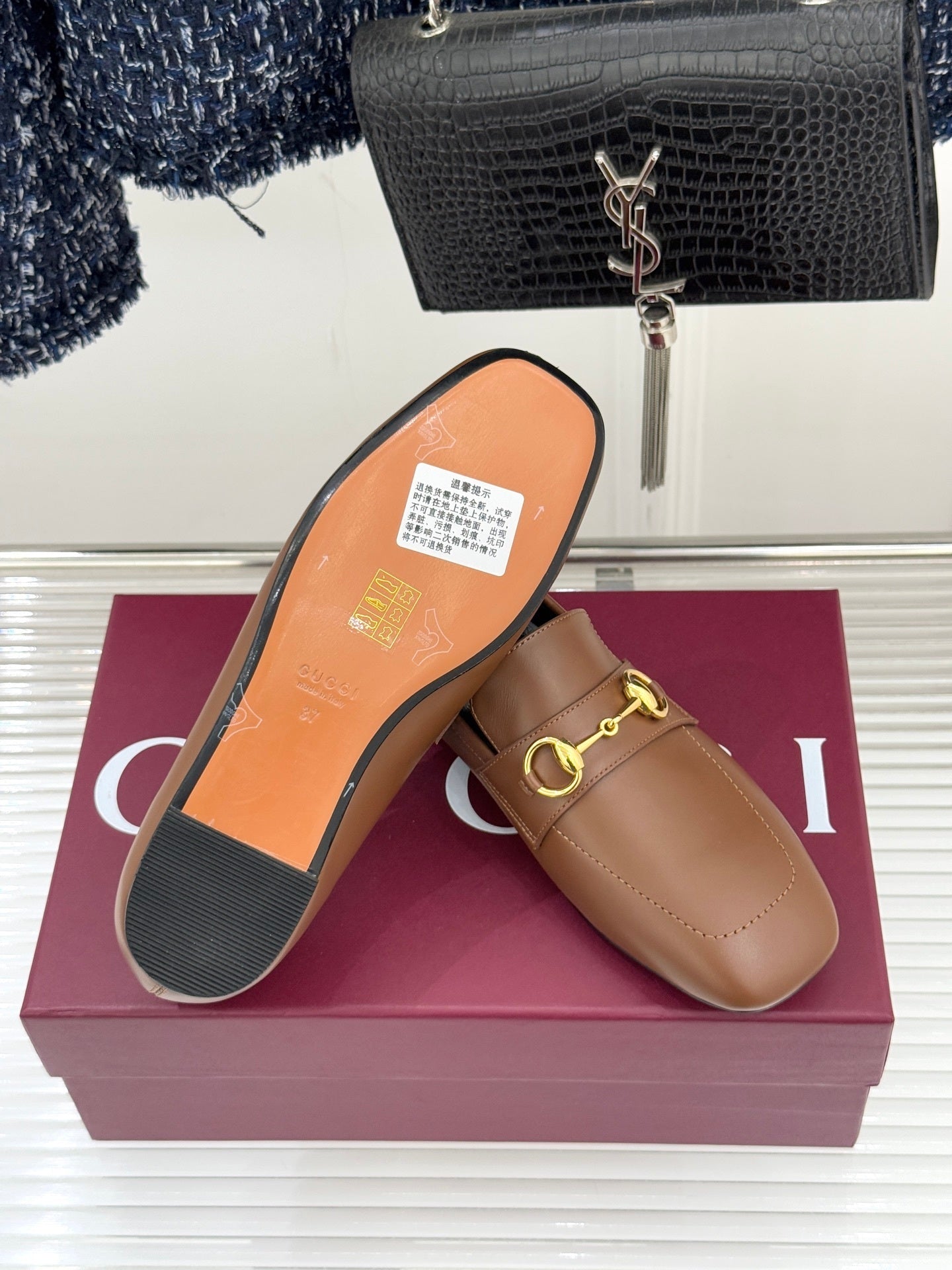 Jordaan Loafer – Rich Brown Calfskin with Slim Gold-Tone Horsebit