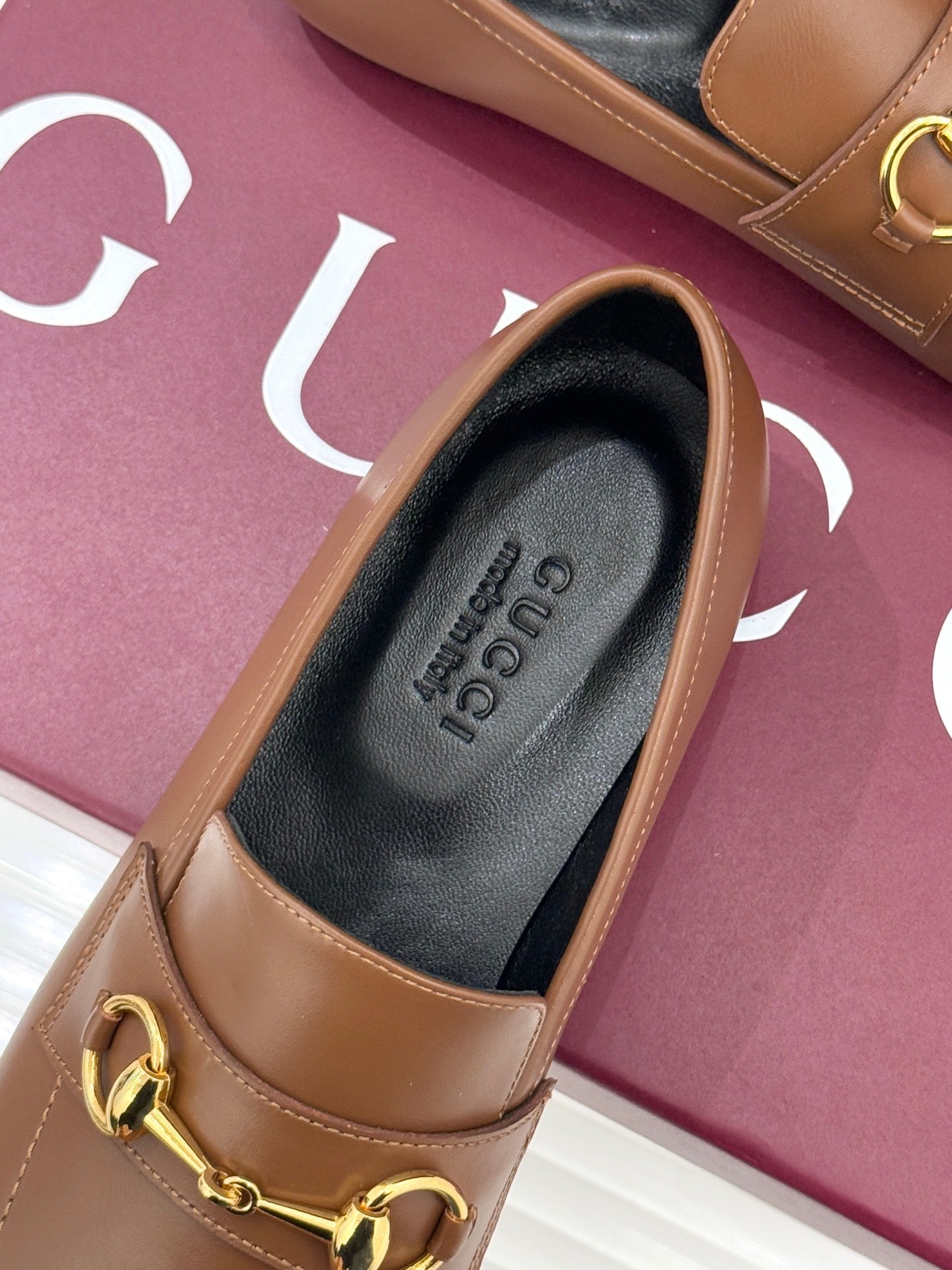 Jordaan Loafer – Rich Brown Calfskin with Slim Gold-Tone Horsebit