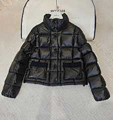 Glossy Black Quilted Puffer Jacket for Women