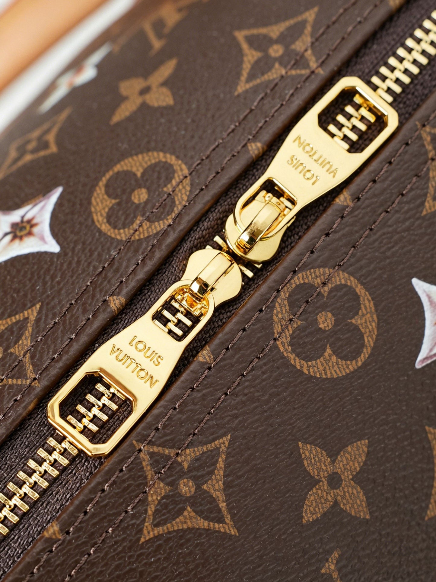 LV x Takashi Murakami Keepall 45 – Flower Monogram Re-edition with Natural Vachetta
