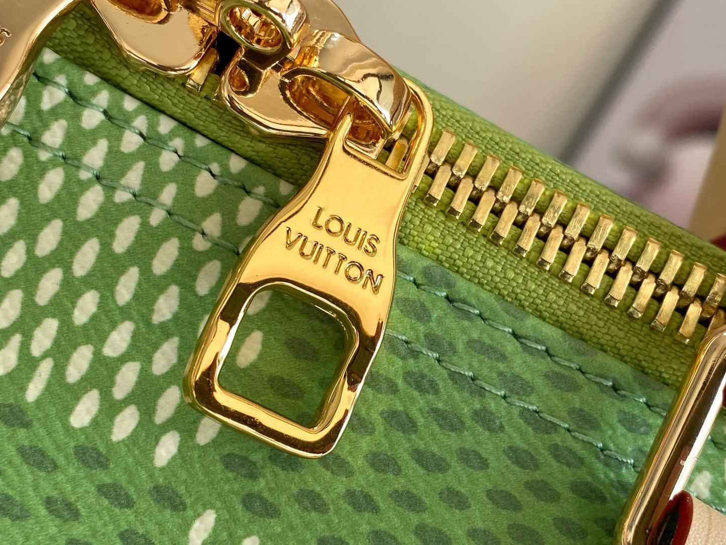LV Keepall Bandoulière 50 Damier Heritage Green Duffle Bag – Checkered Canvas Weekender