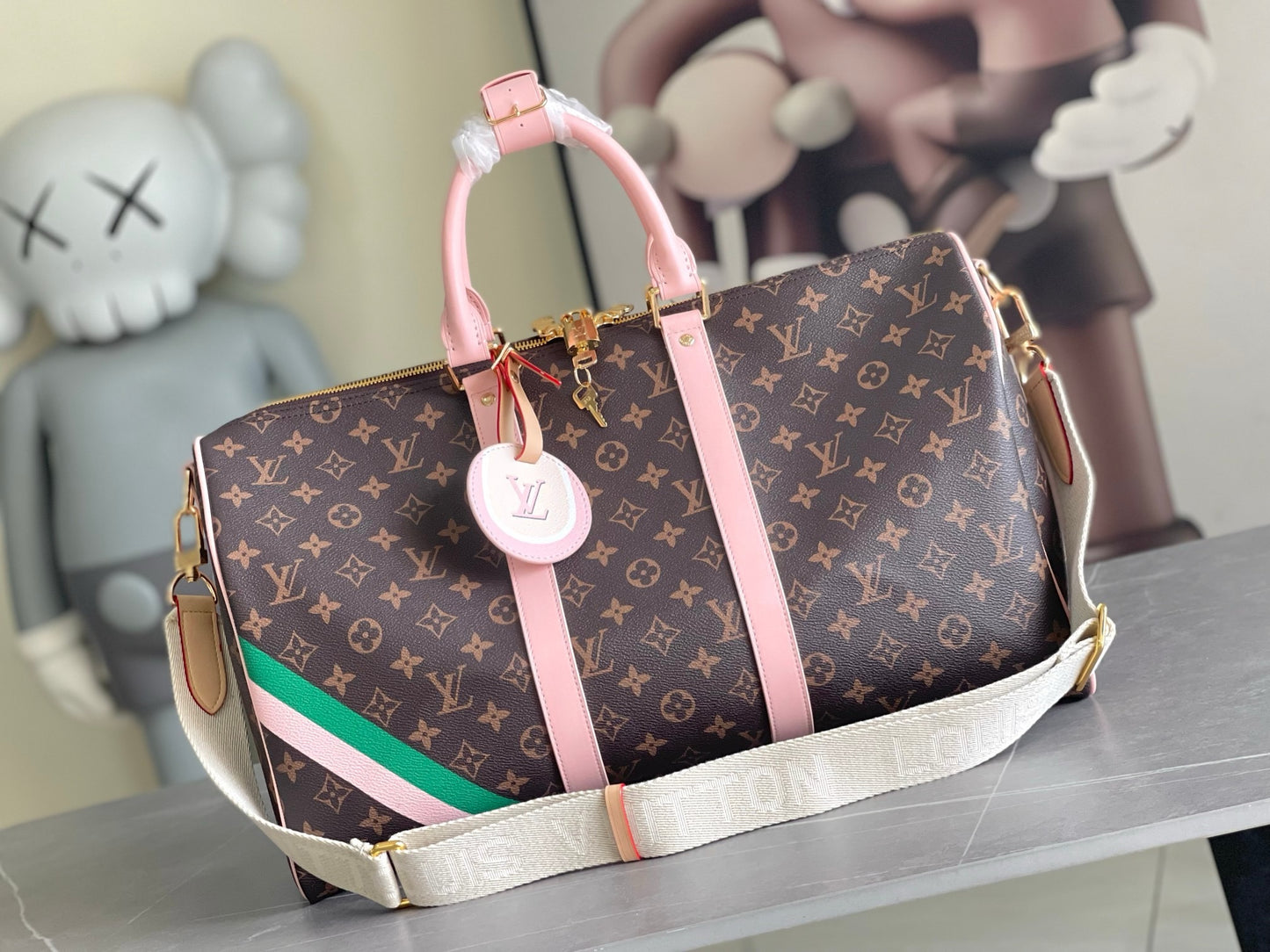 LV Tennis Capsule Keepall Bandoulière 45 Duffle Bag – Monogram Coated Canvas Weekender