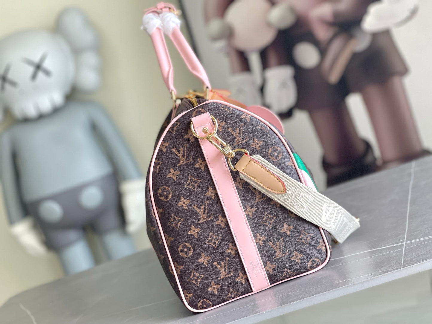 LV Tennis Capsule Keepall Bandoulière 45 Duffle Bag – Monogram Coated Canvas Weekender
