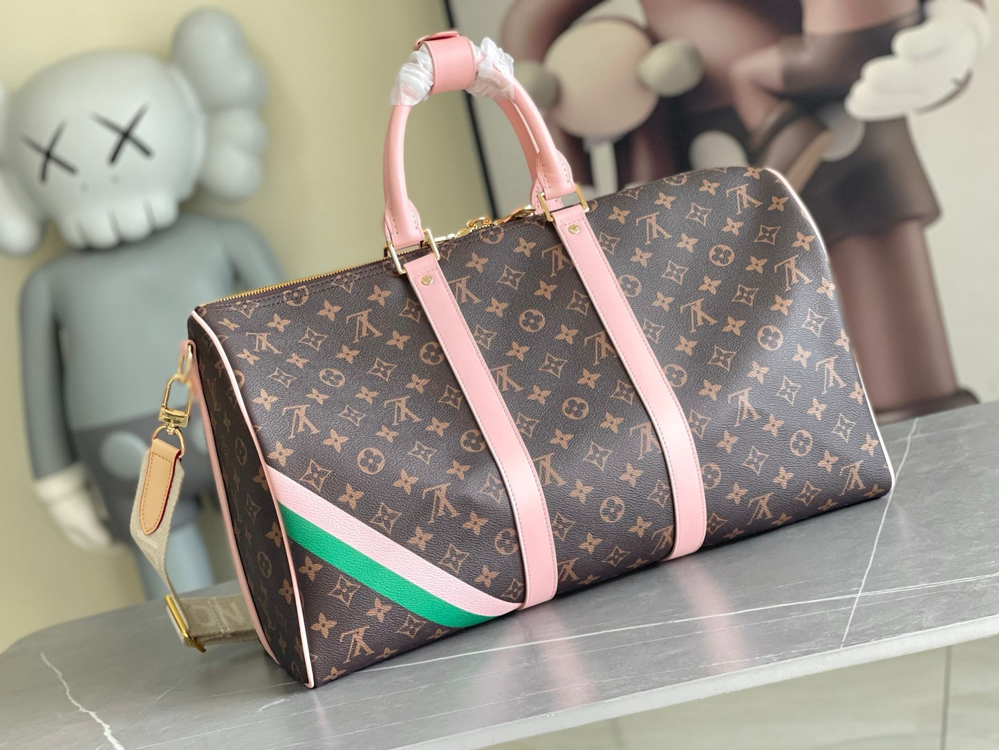 LV Tennis Capsule Keepall Bandoulière 45 Duffle Bag – Monogram Coated Canvas Weekender