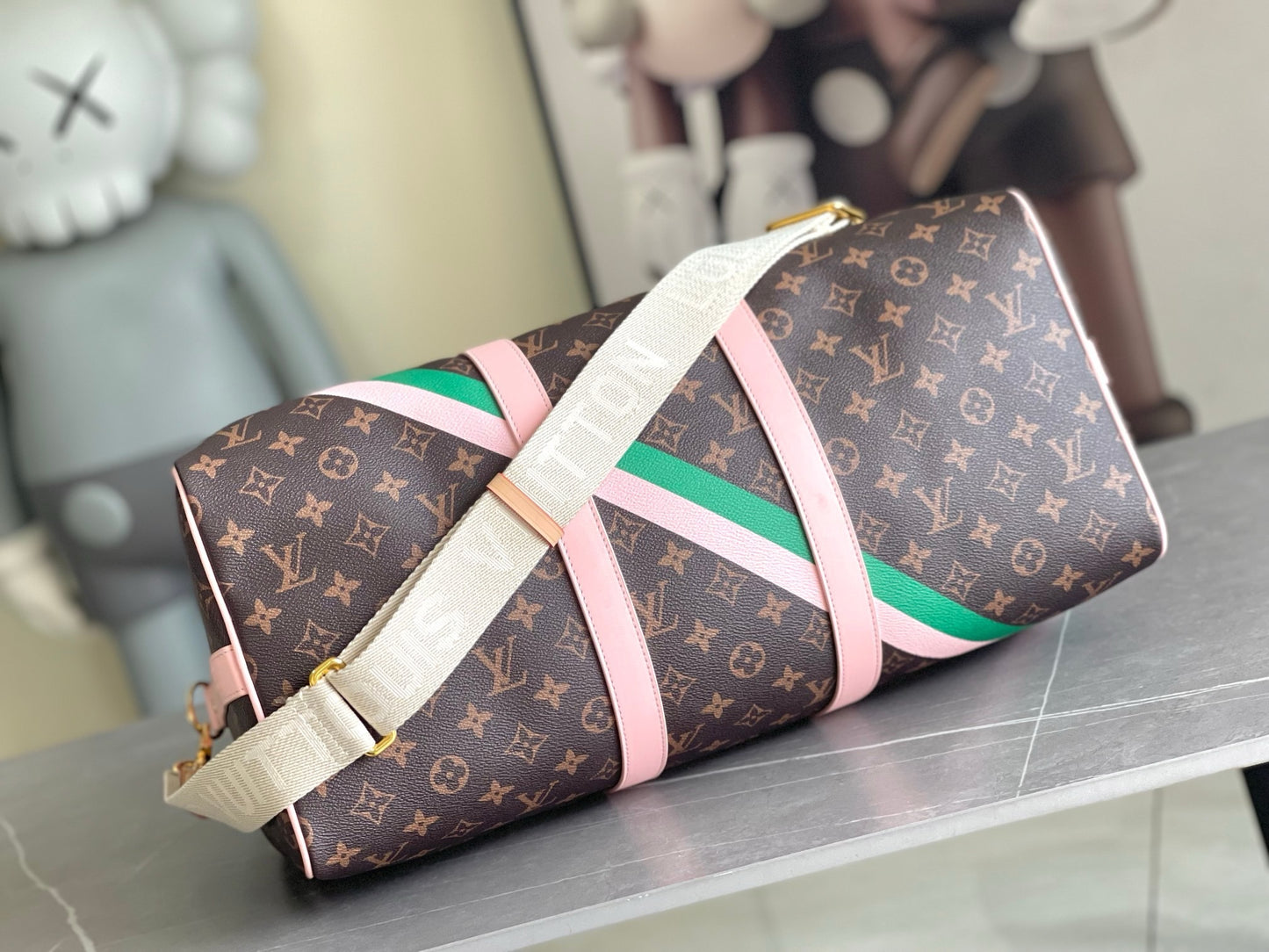 LV Tennis Capsule Keepall Bandoulière 45 Duffle Bag – Monogram Coated Canvas Weekender