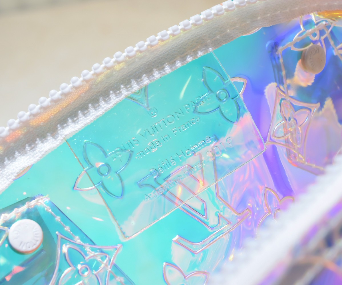 LV Monogram Prism Alma BB – Iridescent Monogram PVC with Matte White Hardware