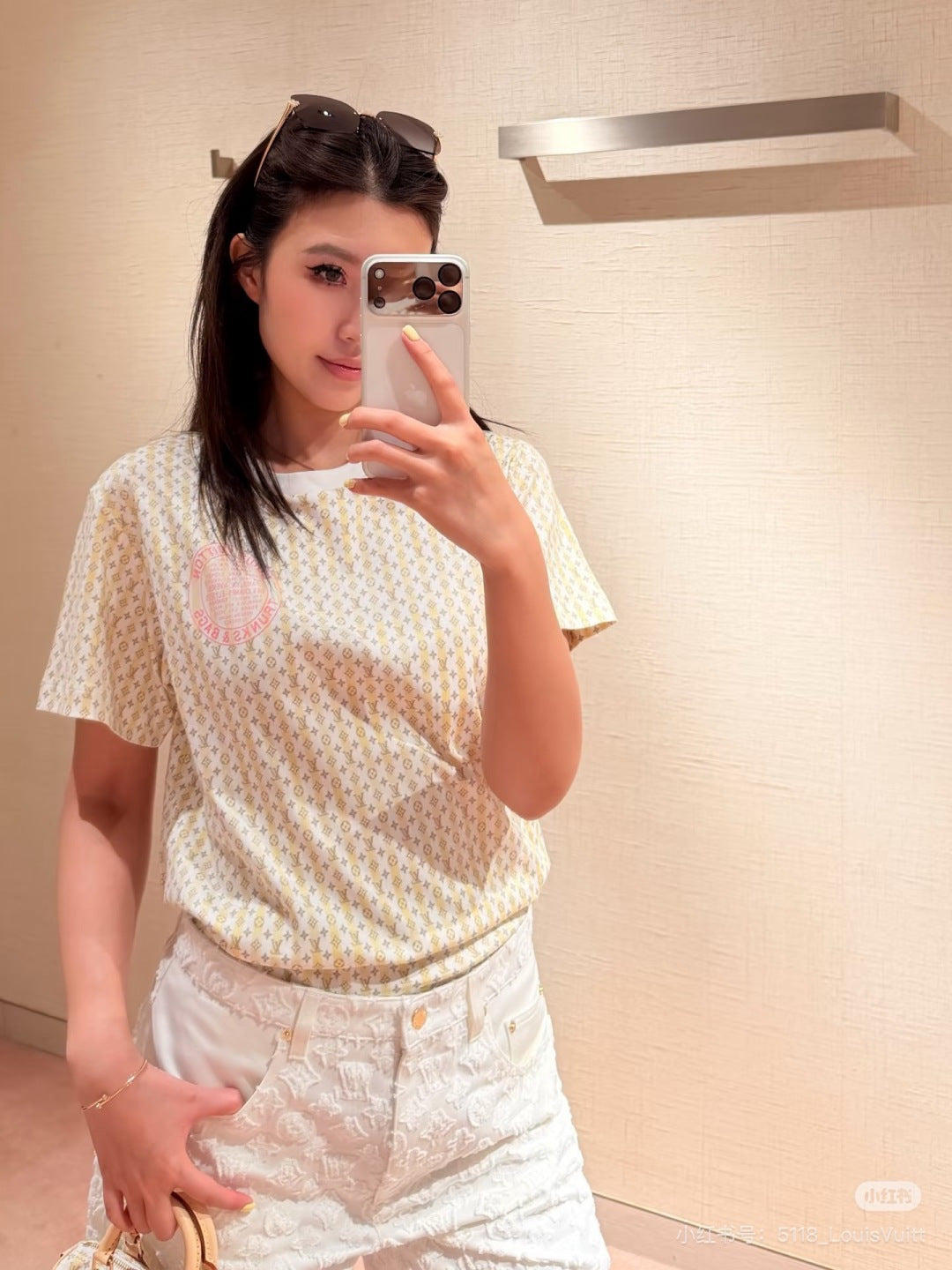 LV Monogram Stripes T-Shirt – Vibrant Orange & White Regimental Striped Cotton Jersey Crewneck