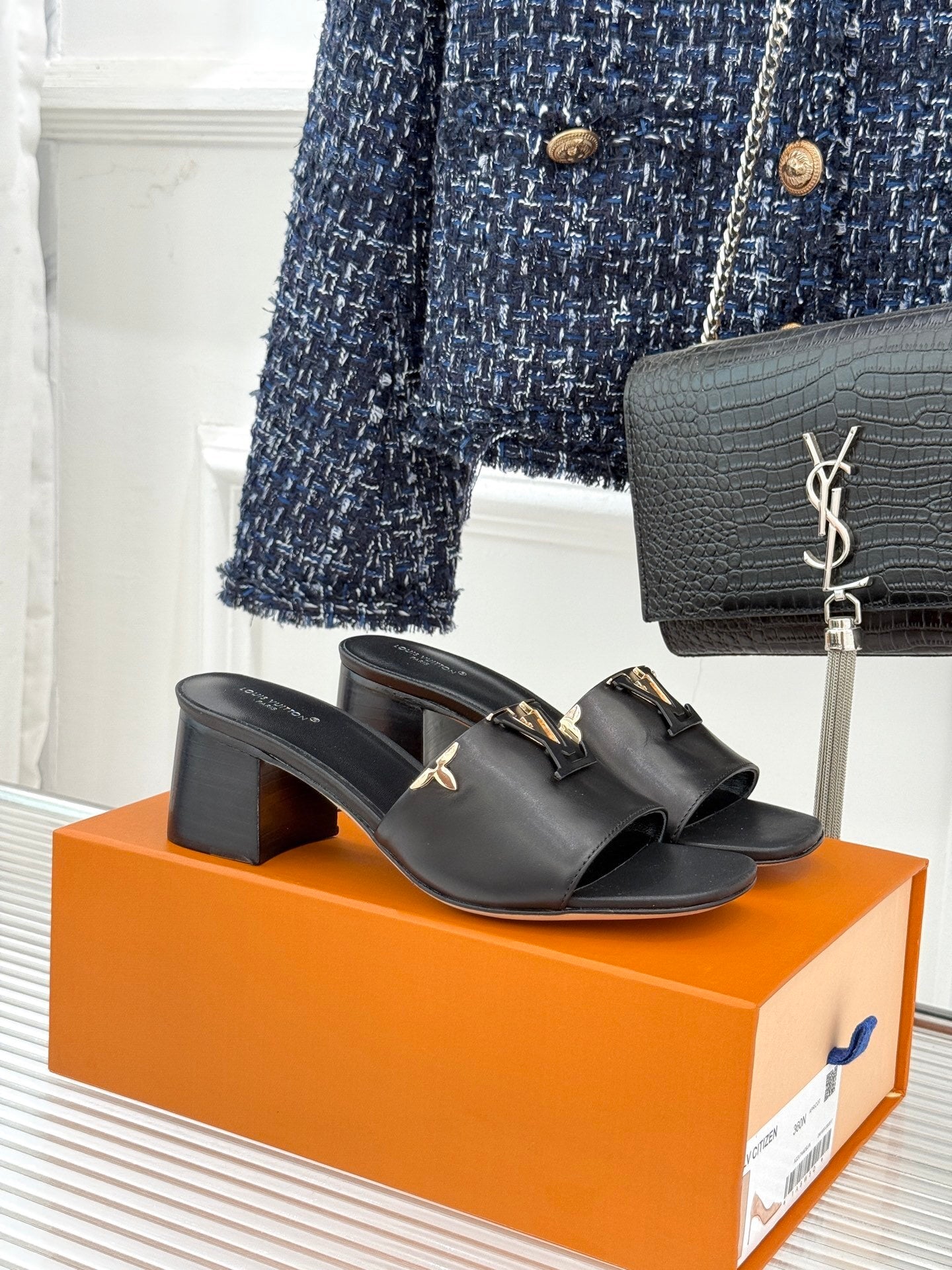 Louis Vuitton LV Mare Mule – Tonal Capucines-Inspired Block-Heel Slide