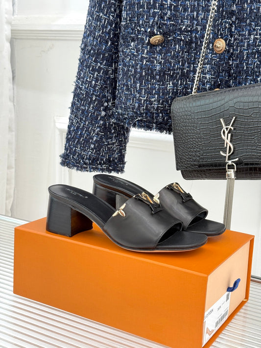 Louis Vuitton LV Mare Mule – Tonal Capucines-Inspired Block-Heel Slide