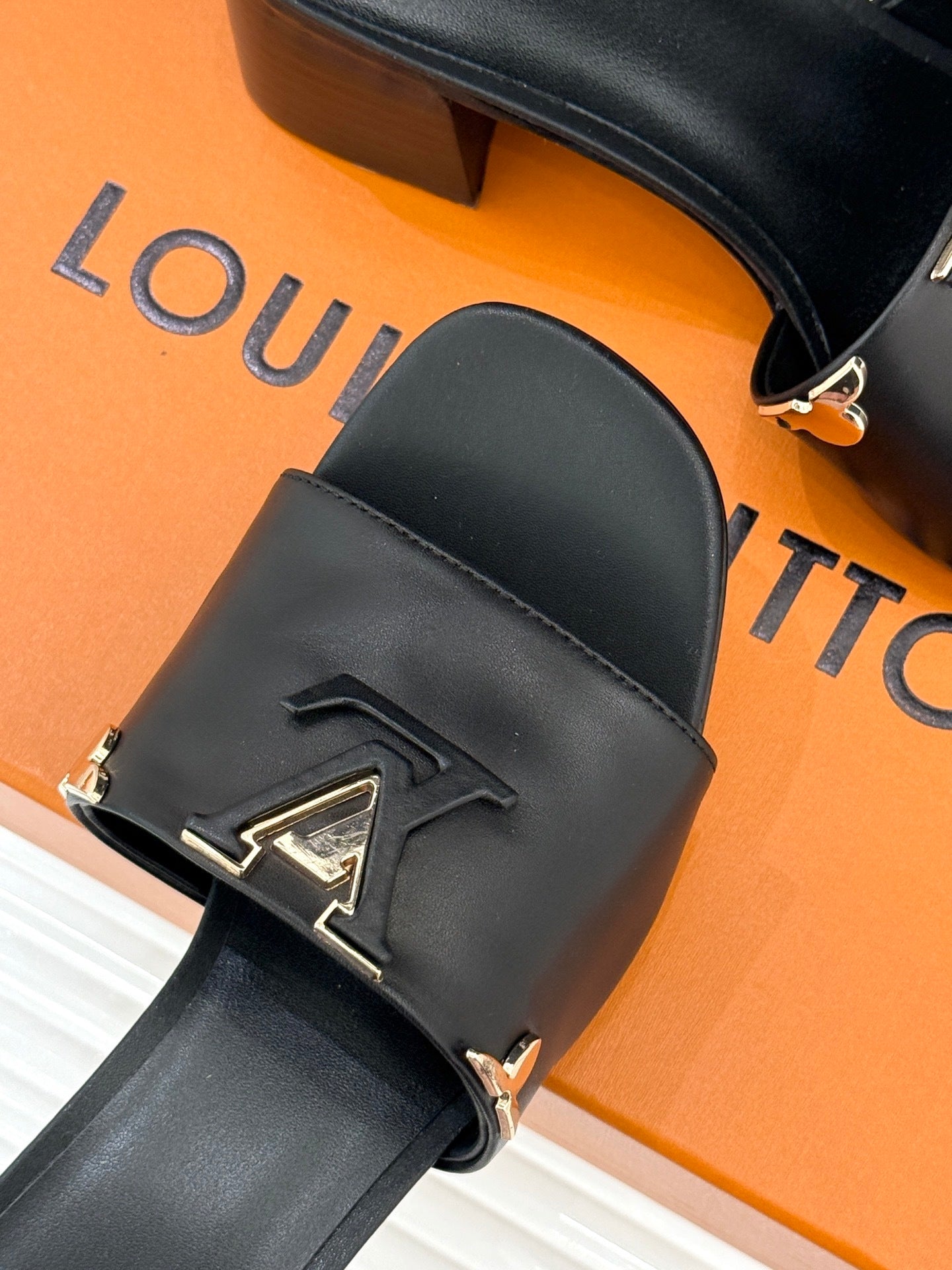 Louis Vuitton LV Mare Mule – Tonal Capucines-Inspired Block-Heel Slide