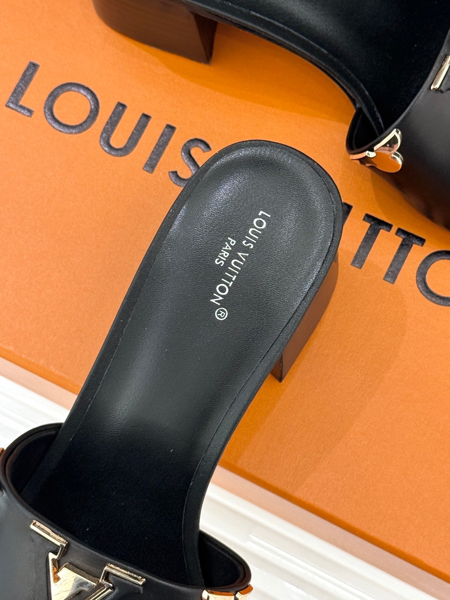 Louis Vuitton LV Mare Mule – Tonal Capucines-Inspired Block-Heel Slide