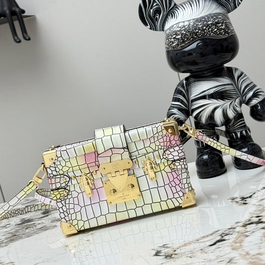 Wallet On Chain Ivy Monogram Canvas Crossbody Bag