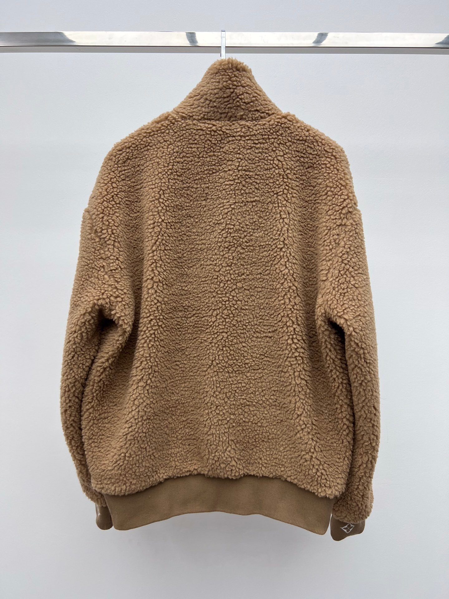 LV Monogram Trim Fleece Blouson – High-Pile Sherpa Teddy Jacket