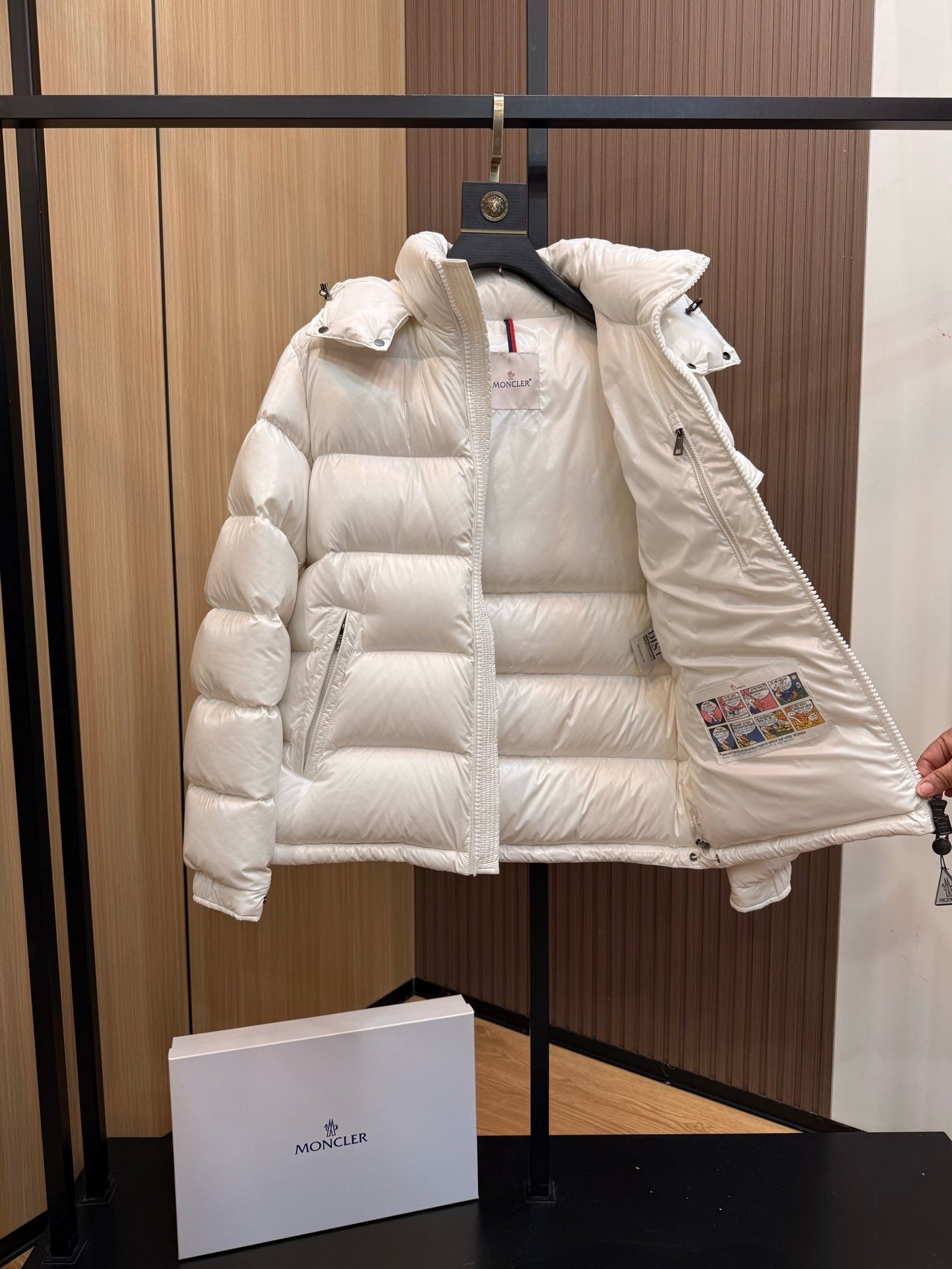 Ivory White Women's Insulated Puffer Maya Jacket