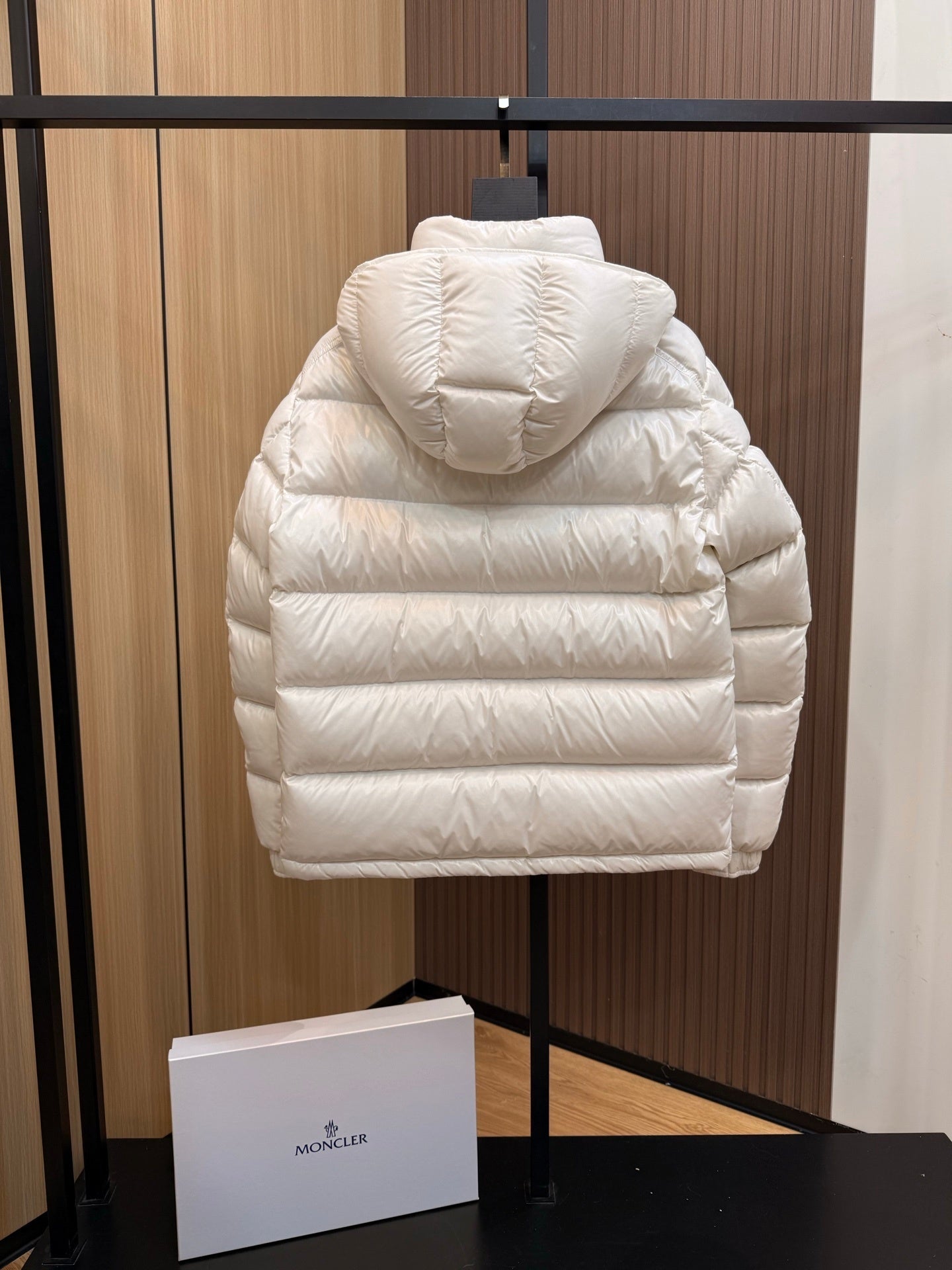 Ivory White Women's Insulated Puffer Maya Jacket