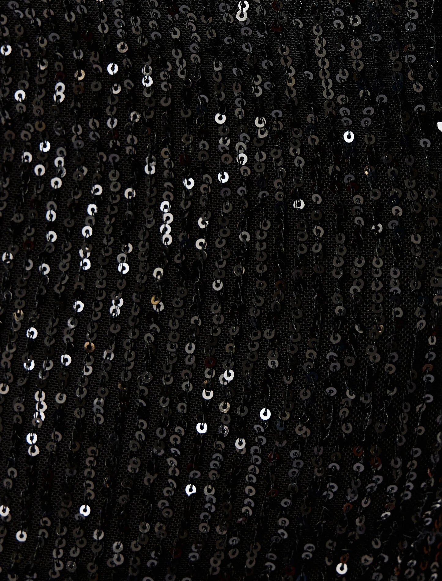 The Dazzling Feather Black Mini Dress