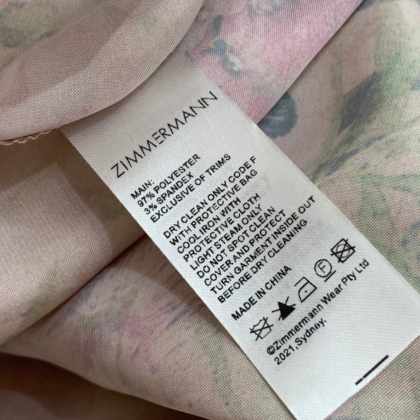 Luminary Silk Two-Piece Set – Muted Rosewater Pink Habotai Silk Tunic and Sweeping Wide-Leg Trousers with Botanical Bird Print